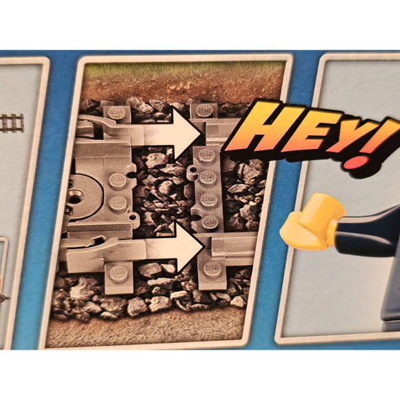 FLEXIBLE TRACKS Lego City LEGO Set #7499 NEW Sealed RETIRED Unopened - Picture 5 of 9